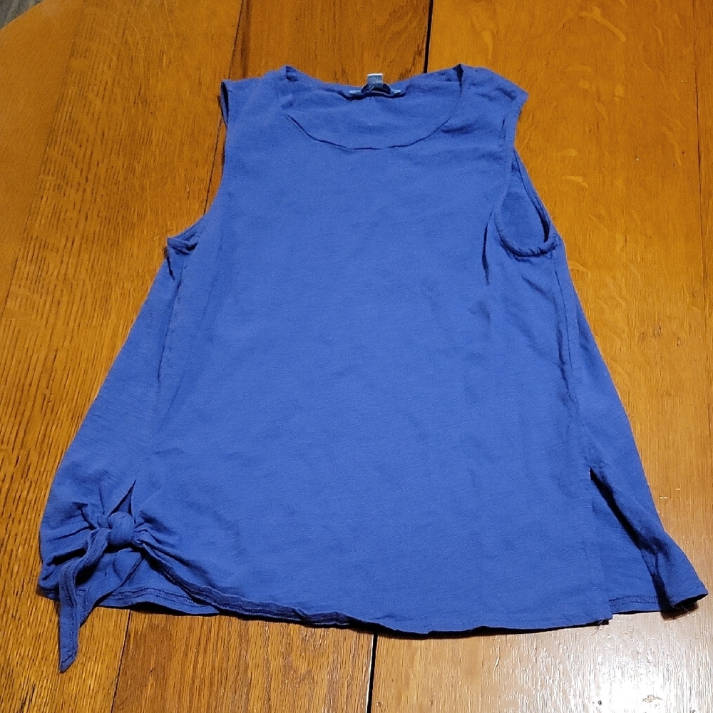 She + Sky Purple Tank with Side Tie